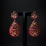 Heated Rubies Earrings