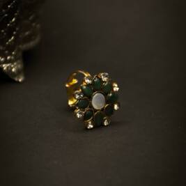 Green Jade - Mother of Pearl | Ring