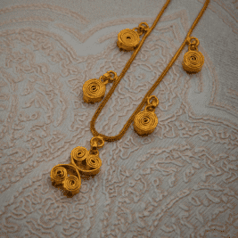 Spiral Dangle bracelet
